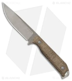 Kizer Cutlery Begleiter Fixed Blade Knife Burlap Micarta (3.7" Gray SW)