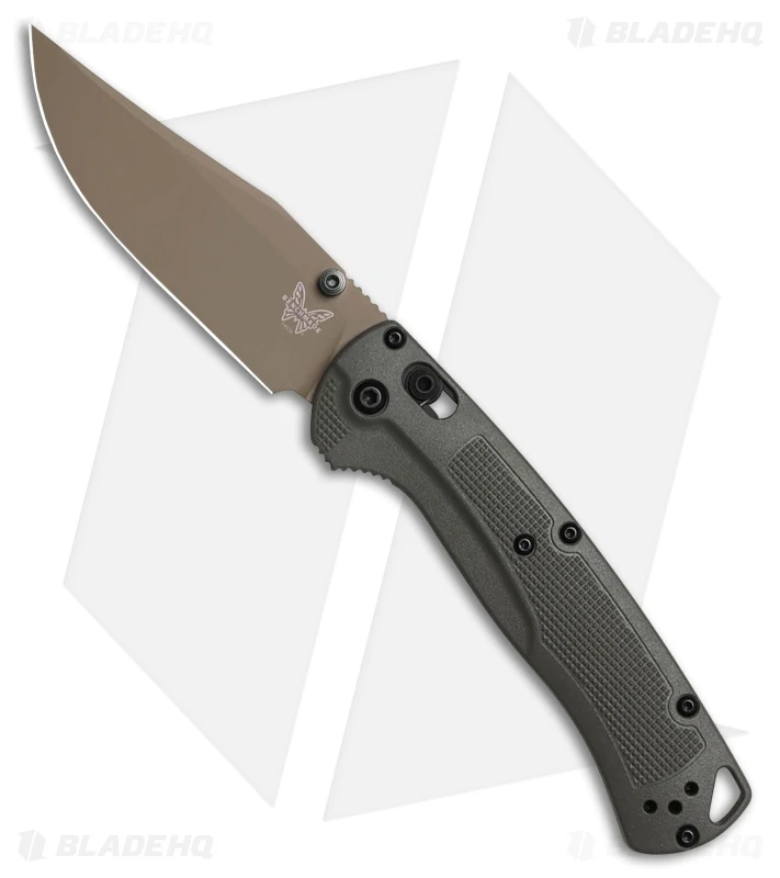 Benchmade Taggedout AXIS-Lock Knife Deep Olive Grivory (3.5" Elmax) 15536TN-02 1 Benchmade Taggedout AXIS-Lock Knife Deep Olive Grivory (3.5" Elmax) 15536TN-02