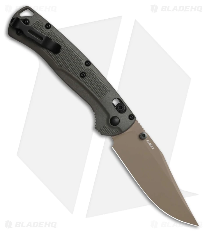 Benchmade Taggedout AXIS-Lock Knife Deep Olive Grivory (3.5" Elmax) 15536TN-02 3 Benchmade Taggedout AXIS-Lock Knife Deep Olive Grivory (3.5" Elmax) 15536TN-02 - Image 3
