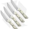 4.5 STEAK KNIFE SET STONEWASH STANDARD IVORY G-10