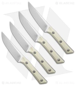 4.5 STEAK KNIFE SET STONEWASH STANDARD IVORY G-10