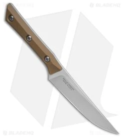 4.5 STEAK KNIFE SET STONEWASH STANDARD COYOTE TAN G-10 -Knife Craft Store 4in STEAK KNIFE SET STONEWASH STANDARD COYOTE TAN G 10 BHQ 221396 td side large