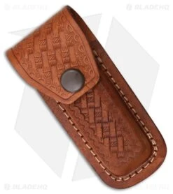 Tallen 4" Folding Knife Sheath Brown Leather (SH1131)