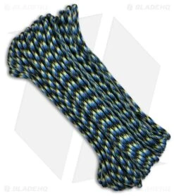 Blue Snake 550 Paracord Nylon Braided 7-Strand Core (100') USA