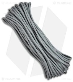 Gray 550 Paracord Nylon Braided 7-Strand Core (100') USA