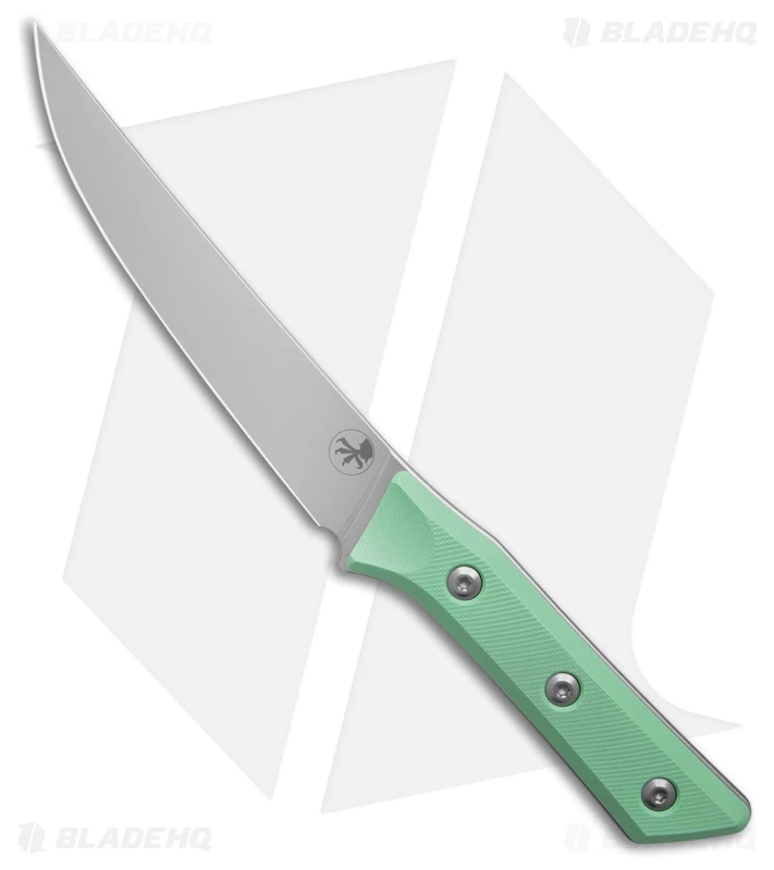 Microtech Boning Fixed Blade Kitchen Knife Caribbean Blue G-10 (6.125" SW) 1 Microtech Boning Fixed Blade Kitchen Knife Caribbean Blue G-10 (6.125" SW)