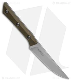 9.00" STEAK KNIFE SET STONEWASH STANDARD OD GREEN G-10 -Knife Craft Store 9in STEAK KNIFE SET STONEWASH STANDARD OD GREEN G 10 BHQ 221395 td spine large