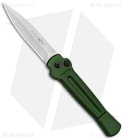 AKC X-treme Ace Automatic Knife Green (3.6" Satin)