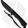 Acta Non Verba Knives P200 Fixed Blade Knife Black Polymer (4.1" Black)
