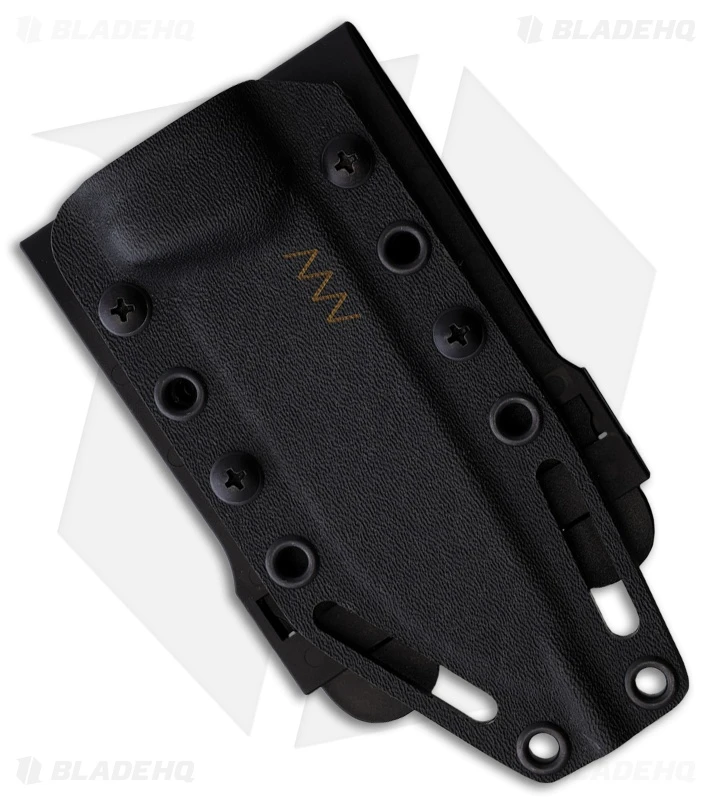 Acta Non Verba Knives P200 Fixed Blade Knife Black Polymer (4.1" Black) 2 Acta Non Verba Knives P200 Fixed Blade Knife Black Polymer (4.1" Black) - Image 2