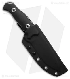 Andre De Villiers Kudu Hunter Fixed Blade Knife Black G-10 (4.5" Satin) -Knife Craft Store Andre De Villiers Kudu Hunter Fixed Blade Knife Black G 10 4in Satin BHQ 203457 td side large