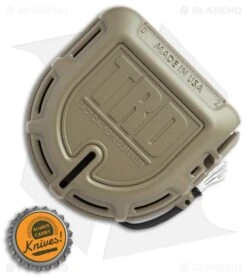 Atwood Tactical Rope Dispenser W/ 50 Ft. Of 550 Black Paracord (Flat Dark Earth) -Knife Craft Store Atwood Tactical Rope Dispenser 50 ft Black Paracord Flat Dark Earth ARMTRDFDE BHQ 66405 jr bottlecap large