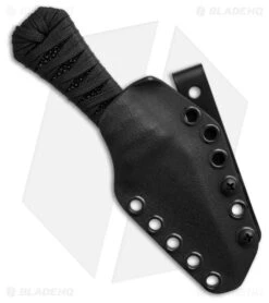 Auxiliary Manufacturing Coffin Wharnie Fixed Blade Knife Paracord (2.75" Blk SW) -Knife Craft Store Auxiliary Manufacturing Coffin Wharnie Paracord Wrap BHQ 208008 td side large