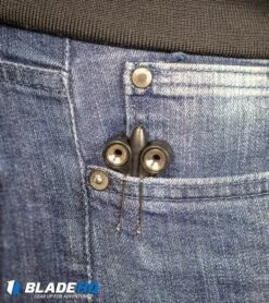 BaliYo By Spyderco Pen Butterfly Flipper (Black) -Knife Craft Store BaliYo by Spyderco Pen Butterfly Flipper Black BHQ 4501 kp in pocket web large