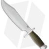 Bark River Shining Mountain Bowie Fixed Blade Knife Green Micarta (10.5" Satin)