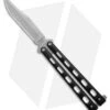 Bear & Son 114B Large Butterfly Knife Black (4" Satin)