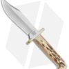 Bear And Son Baby Bowie Fixed Blade Knife India Stag Bone (3.5" Satin ) 500 1/2