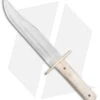 Bear & Son Bowie Fixed Blade Knife White Bone (9" Satin) WSB02