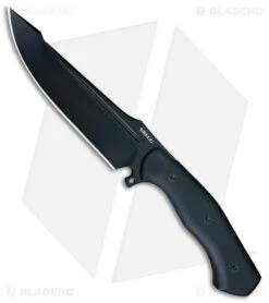 Begg Knives Alligator Harpoon Fixed Blade Knife Black G-10 (6.25" Black 14C28N)