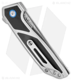 Begg Knives Diamici Knife Black G-10 (3" VG-10 Damascus) -Knife Craft Store Begg Knives Diamici Liner Lock Knife G 10 Inlay Black Dama BG015 BHQ 181042 kc side large