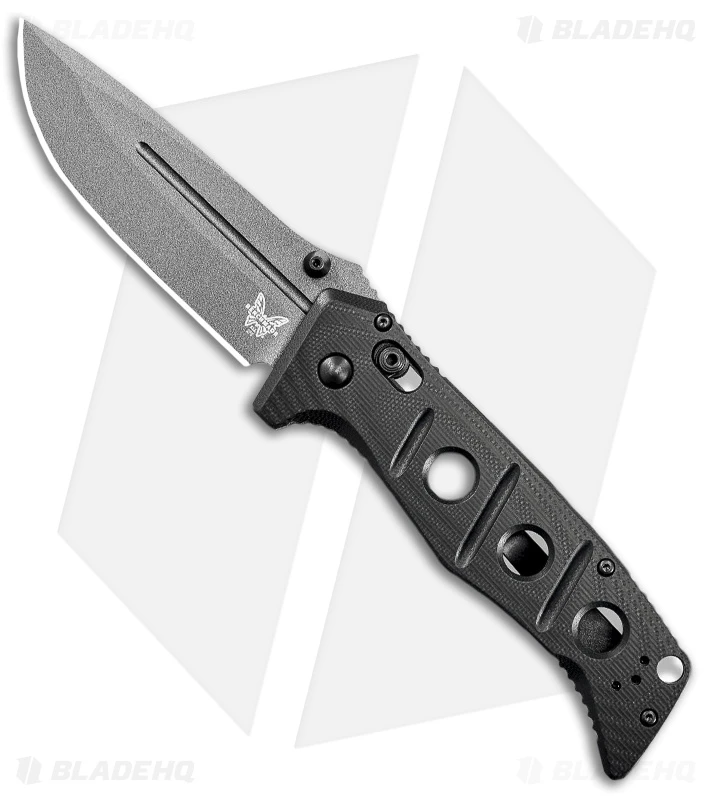 Benchmade Adamas AXIS Lock Knife Black G-10 (3.8" Gray) 275GY-1 1 Benchmade Adamas AXIS Lock Knife Black G-10 (3.8" Gray) 275GY-1