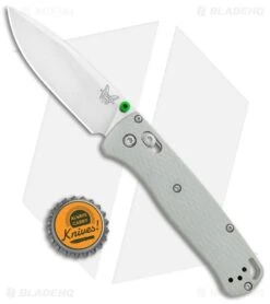 Benchmade Bugout Gray G-10 AXIS Lock Knife (3.2" Satin 20CV) 535-2002 -Knife Craft Store Benchmade Bugout AXIS Lock Gray G 10 Satin BHQ 114143 jr bottlecap large