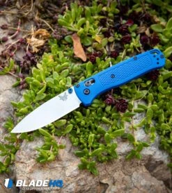 Benchmade Bugout AXIS Lock Knife Blue (3.24" Satin) 535 -Knife Craft Store Benchmade Bugout AXIS Lock Knife Blue Satin 535 BHQ74149 kp rock green shrub web large