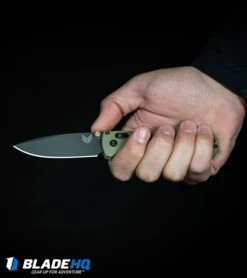 Benchmade Bugout AXIS Lock Knife Blue (3.24" Satin) 535 -Knife Craft Store Benchmade Bugout AXIS Lock Knife Ranger Green Gray 535GRY 1 BHQ 83828 kp in hand web large