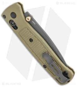 Benchmade Bugout AXIS Lock Knife Ranger Green (3.24" Gray) 535GRY-1 -Knife Craft Store Benchmade Bugout AXIS Lock Ranger Green Gray 535GRY 1 BHQ 83828 jr side large