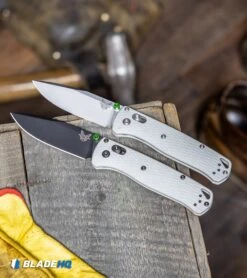 Benchmade Bugout Gray G-10 AXIS Lock Knife (3.2" Satin 20CV) 535-2002 -Knife Craft Store Benchmade Bugout Gray G10 AXIS Lock Knife Satin 20CV 535 2002 BHQ 114143 kp crate web large