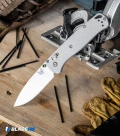 Benchmade Bugout Gray G-10 AXIS Lock Knife (3.2" Satin 20CV) 535-2002 -Knife Craft Store Benchmade Bugout Gray G10 AXIS Lock Knife Satin 20CV 535 2002 BHQ 114143 kp job site web large