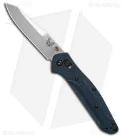 Benchmade Osborne 940-04 AXIS Lock Knife Denim Micarta (3.4" SW M390)