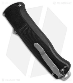 Benchmade Shootout D/A OTF Knife Black Grivory (3.5" Stonewash) 5371-2501 -Knife Craft Store Benchmade Shootout DA OTF Automatic Knife Black 3in SW BHQ 218767 td side large