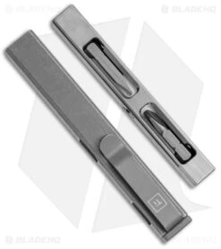 Big Idea Design Titanium Bit Bar Inline Screwdriver (Gray) -Knife Craft Store Big Idea Design Ti Bit Bar Inline Plain Ti BHQ 141768 jr open 2 large