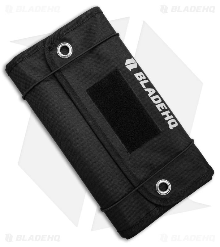 Blade HQ Jumbo Knife Roll Nylon Carry Case - Black W/Door Hooks 1 Blade HQ Jumbo Knife Roll Nylon Carry Case - Black W/Door Hooks