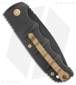 Boker Kalashnikov Drop Point Automatic Knife Bronze Accents (3.25" Black D2) -Knife Craft Store Boker Kalashnikov Dagger Automatic Knife Bronze Accents Black D2 BHQ 195845 kr side large