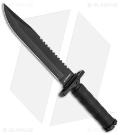 Boker Magnum John Jay Survival Fixed Blade Knife Black FRN (8.13" Black)