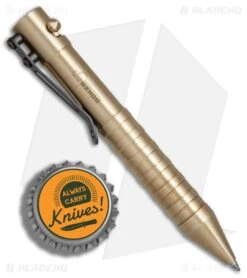 Boker Plus Brass Tactical Pen KID Cal .5009BO063 -Knife Craft Store Boker Plus Brass Tactical Pen KID Cal 50 BHQ 77354 er bottlecap large
