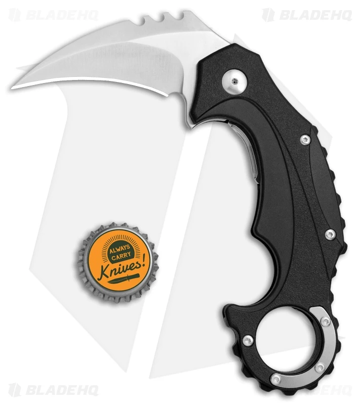 Brous Blades Import Line Enforcer Liner Lock Karambit Knife (2.5" Satin) 4 Brous Blades Import Line Enforcer Liner Lock Karambit Knife (2.5" Satin) - Image 4