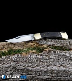 Buck Knives Buck 110 Manual Folding Knife Black Ebony (3.75" Satin) 0110BRS -Knife Craft Store Buck 110 Ebony Manual Folding Knife Satin 0110BRS BHQ 2657 kp log web large