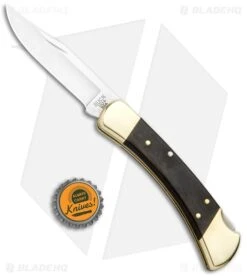 Buck Knives Buck 110 Manual Folding Knife Black Ebony (3.75" Satin) 0110BRS -Knife Craft Store Buck 110 Rosewood Manual Satin 0110BRS BHQ 2657 jr bottlecap large