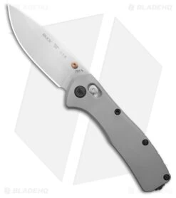 Buck Knives Buck 791 Range Elite Crossbar Lock Knife Gray Aluminum (3.4" Satin MagnaCut)