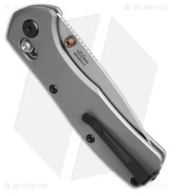 Buck Knives Buck 791 Range Elite Crossbar Lock Knife Gray Aluminum (3.4" Satin MagnaCut) -Knife Craft Store Buck 791 Range Elite Crossbar Lock Knife Gray Aluminum 3in Satin Magnacut BHQ 211001 td side large