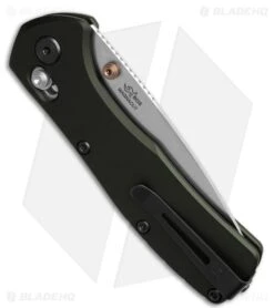 Buck Knives Buck 791 Range Elite Crossbar Lock Knife Green Aluminum (3.4" Satin MagnaCut) -Knife Craft Store Buck 791 Range Elite Crossbar Lock Knife Green Aluminum 3in Satin MagnaCut BHQ 211002 td side large