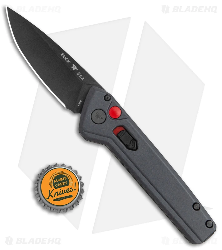 Buck Knives Buck Deploy Automatic Knife Sniper Gray (3" Black) 0838GYS1 4 Buck Knives Buck Deploy Automatic Knife Sniper Gray (3" Black) 0838GYS1 - Image 4