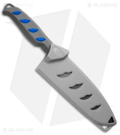 Buck Knives Buck Hookset Salt Cleaver Knife Blue/Gray (7" Gray) 0150BLS -Knife Craft Store Buck Hookset Salt Cleaver Gray Blue 7in Gray 0150BLS BHQ 140116 jr sheath large