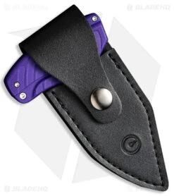 CIVIVI Typhoeus Fixed Blade Knife Purple G-10 (2.3" Bead Blast) C21036-2 -Knife Craft Store C21036 2 side large