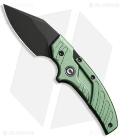 CIVIVI Typhoeus Fixed Blade Knife Green Aluminum (2.3" Black Stonewash) C21036-4