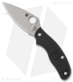 Spyderco Metropolitan Lightweight Slipit Knife Black FRN (2.7" Satin M398)