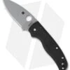 Spyderco Shaman Lightweight Compression Lock Knife Black FRN (3.6" Satin BD1N)